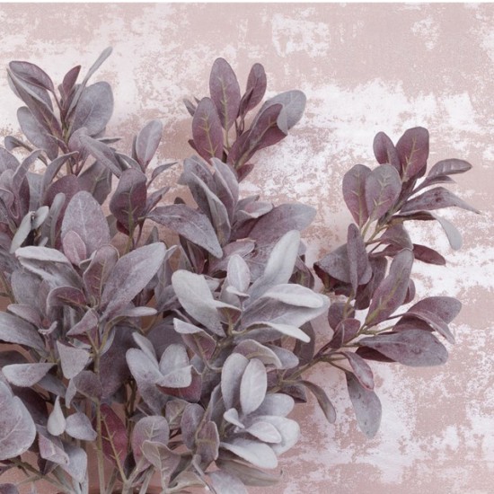 Artificial Lambs Ears Dusky Pink Artificial Leaves